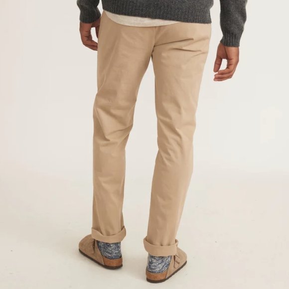 COPY - MARINE LAYER Saturday Pant Faded Khaki Tan Cream Neutral {Z9} - Picture 2 of 8